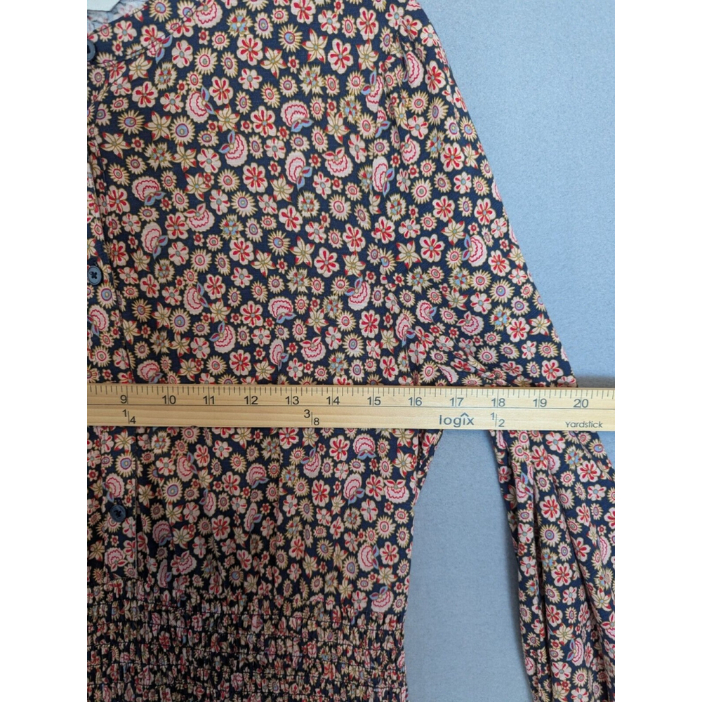 Boden Pink Floral Midi Dress - Picture 11 of 12